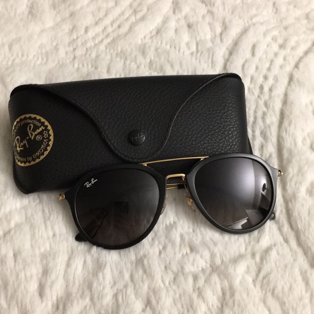 Authentic Black Ray Ban Sunglasses Unisex